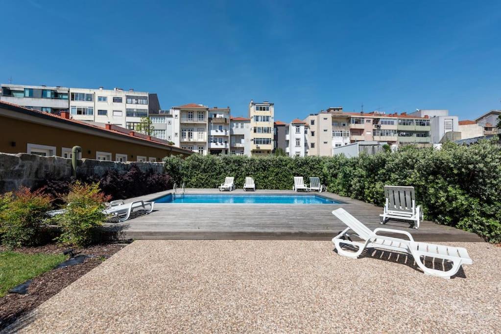 Chic Porto Hideaway: Pool & Garden Lägenhet Exteriör bild